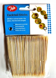 200 Cocktail Sticks 3"/8cm Ideal For Parties, BBQs, Events, Canapes & Buffets - Picture 1 of 5