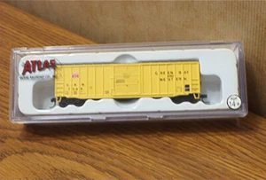 ATLAS TRAINMAN N SCALE ACF 50'-6" BOX CAR GREEN BAY WISCONSIN #7088 - Picture 1 of 1