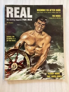 REAL - October 1952 - Vol 1, No 1 - DRUGS, PROSTITUTION, TREASURE HUNTING, GANGS - Picture 1 of 2