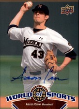 2010 Upper Deck World of Sports Autographs #151 Aaron Crow 