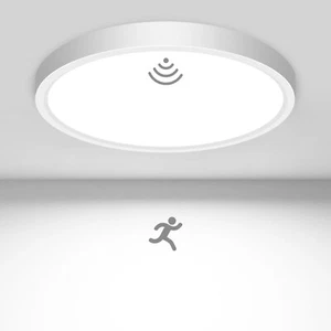 Motion Sensor Ceiling Light Wired, 7 Inch 5000K Closet Lights Motion Sensor, 15W - Picture 1 of 8
