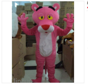 Adult Pink Panther Mascot Costume Fancy Dress Halloween professional handmade