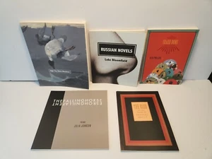 Lot of 5 poetry ~ FACTORY HOLLOW PRESS ~ Bled Falling Crash Russian Mistaken - Picture 1 of 4