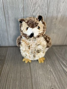 Aurora Osmond the GREAT HORNED OWL Mini Flopsie 8" Plush Stuffed Animal Toy - Picture 1 of 8