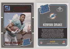 2016 Donruss Rated Rookies Press Proof Red Kenyan Drake #381 Rookie RC