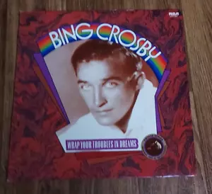 BING CROSBY Wrap Your Troubles in Dreams JAZZ LP - Foto 1 di 8