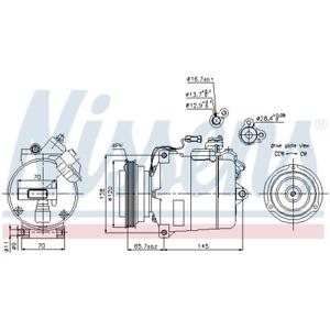 Compresor Aire Acondicionado para Audi A4 8D2 B5 8D5 4B C5 VW Passat Variant