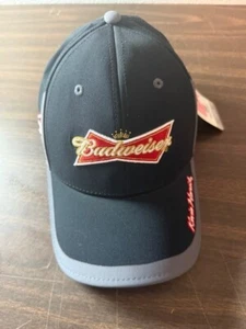 NASCAR Kevin Harvick Budweiser 4 Cap Hat Stewart Haas Fitted Flex OSFA - Picture 1 of 6