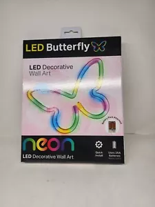 Butterfly Neon Signs Lights for Bedroom Wall Decor, Battery LED Neon Nigh - Picture 1 of 2