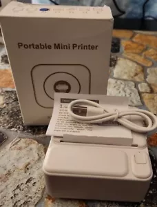 Portable Mini Pocket Thermal Photo Printer Wireless Bluetooth Inkless Printing - Picture 1 of 6