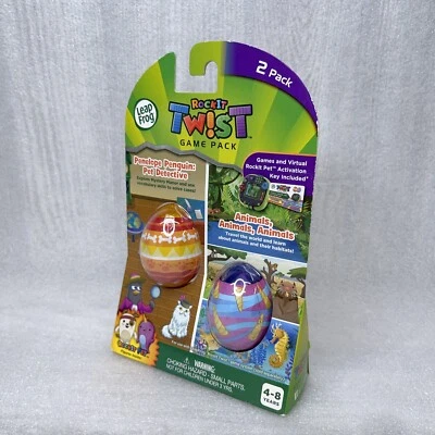 Leapfrog Rockit Twist Game Pack Penelope Penguin Pet Detective Animals 2 Pack - Image 1 of 4