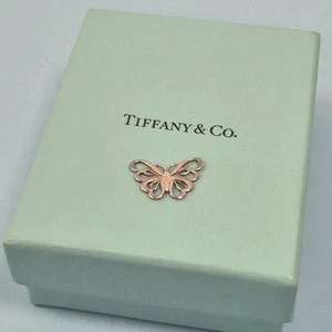 Tiffany & Co Silver Stencil Butterfly Filigree Charm Pendant For Necklace - Picture 1 of 7