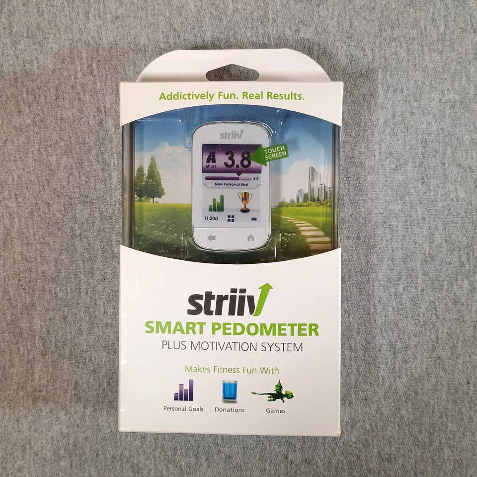 Podómetro inteligente Striiv rastreador de actividad física ACTVGM0001 sellado de fábrica Foto 1 de 4