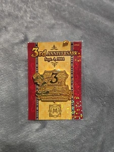 2004 Tokyo DisneySEA Hotel Miracosta Limited Novelty Pin 3rd Anniversary Mickey - Picture 1 of 2
