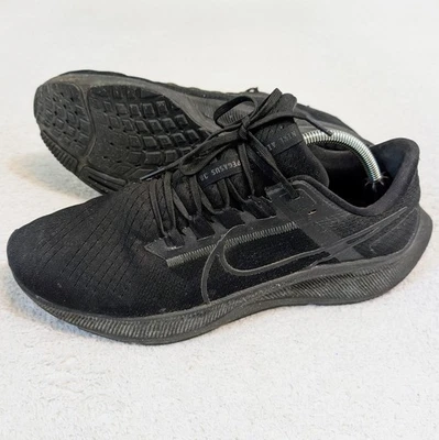 Nike Air Zoom Pegasus 38 Zapatos para Correr Todo Negro CW7356 001 Hombres 11 Foto 1 de 4