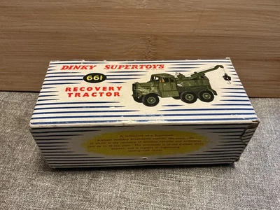 TRATOR DE RECUPERAÇÃO DINKY TOYS 661 SOMENTE CAIXA VAZIA. - Imagem 1 de 4
