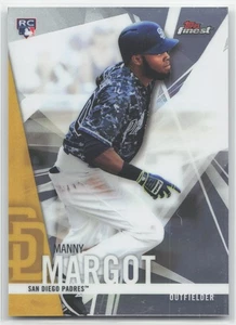 2017 Topps Finest Manny Margot #55 Rookie San Diego Padres Baseball - Picture 1 of 2