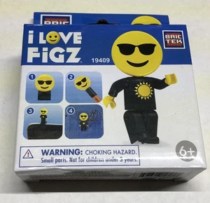 Bric Tek I Love Figz Emoji Smile Sun 19409 Sonnenbrille Shades Brictek Figur - Bild 1 von 2