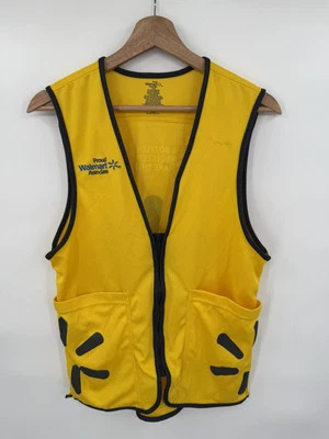 Walmart Yellow Employee Uniform Full Zip Vest Adult Size XS - Image 1 of 4