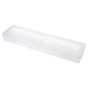 Spacious 14 Inch Plastic Long Box Storage Organizer for Tools and Accessories - Picture 1 of 8