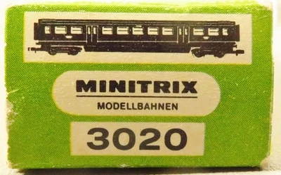 MINITRIX 3020 NS (FERROCARRILES HOLANDESES) ESCALA N PLANO E SEGUNDA CLASE AUTOCAR DE PASAJEROS LN/OB Foto 1 de 4