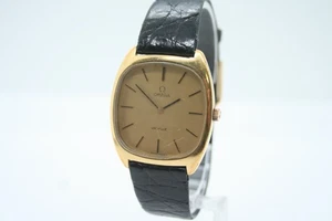 [EXC+3] Vintage 1976 OMEGA De Ville Cal.625 Hand-Winding 17J Gold Dila Mens - Picture 1 of 12