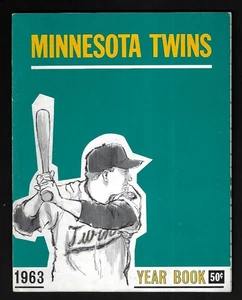 1963 Minnesota Twins Jahrbuch (überarbeitet), Killebrew, Jim Kaat, Tony Oliva - EX+++ - Bild 1 von 3