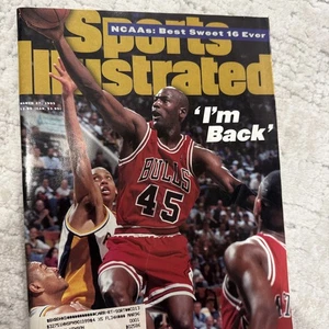 Sports Illustrated Magazine 27. März 1995 I'm Back Michael Jordan Chicago Bulls - Bild 1 von 3