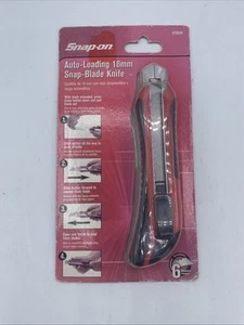Snap-on Utility Knife Auto Loading With 6x 18mm Snap Off Blades Built In 870248- - Picture 1 of 7