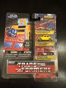 NEW Jada 31761 Transformers 3-Pack Nano Hollywood Rides Die-Cast Vehicles - Picture 1 of 7
