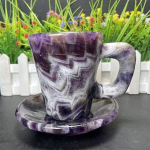 Taza Amatista Sueño Natural 1.9LB 4.7" Cristal Curación Cuarzo Reiki Regalo Decoración - Imagen 1 de 11