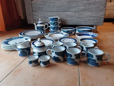 46 teiliges Geschirr Villeroy & Boch Blue Cloud Service Essgeschirr Schale etc.  - Bild 1 von 4