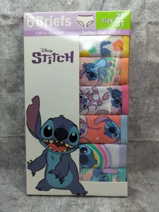 Slip bambina Disney Stitch -taglia 2T/3T -100% cotone - confezione da 6 - Foto 1 di 2