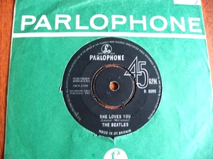 The Beatles "She Loves You b\w I'll Get You" Ex Parlophone R 5055 from 1963 - Picture 1 of 2