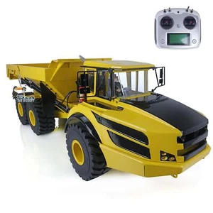 1/14 6*6 Metall Hydraulisches RC Anheben Gelenk LKW Dumper Sounds Motor Servo - Bild 1 von 13