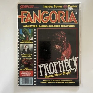RARE VINTAGE FANGORIA Vol 1 ISSUE 2 1st Print OOP NEAR MINT PROPHECY PHANTASM - Picture 1 of 5