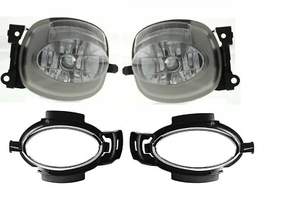 FIT LEXUS ES350 2007 2008 2009 FRONT BRACKET FOG LIGHTS DRIVING LAMPS BUMPER 4PC - Image 1 of 4