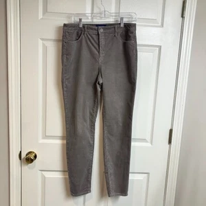 Talbots Women's Size 8 Gray High Waist Jegging Ankle Corduroy Pants Stretch - Picture 1 of 7