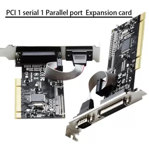 1serial 1Parallel port Expansion card PCI adapter card Game PCI Card Riser Card - Picture 1 of 6