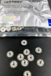 10 Swarovski roundels flat on one side JCE11n26-1 - Picture 1 of 4