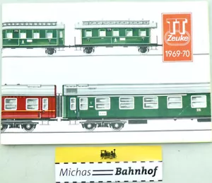 1969/70 Zeuke Katalog Berliner TT Bahnen BTTB 1:120 LJ3 å - Bild 1 von 1
