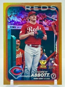 Andrew Abbott RC 2024 Topps Update - Debut Gold /2024 SP Cincinnati Reds - Picture 1 of 2