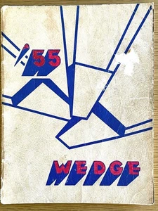 1955 Yearbook MILL STREET JR. HIGH SCHOOL photos sports WEDGE Springfield Oregon - Picture 1 of 8