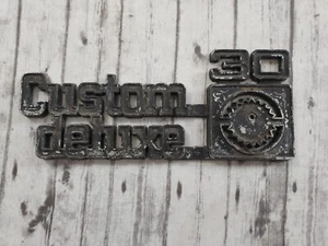 1975 1976 1977 1978 1979-1980 Chevy Custom Deluxe 30 Fender Emblem 349684 OEM - Picture 1 of 6