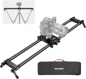 NEEWER 31.5 inches / 80 cm Carbon Fibre Camera Slider, Dolly with Thicker Tube - Picture 1 of 7