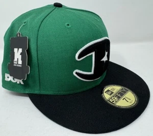 New Era x DGK Dirty Ghetto Kids Kayo Hat Collaboration Green/Black SZ 7 3/8 - Picture 1 of 9