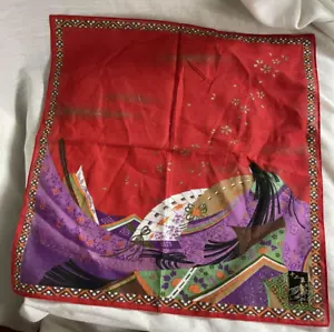 Nuova sciarpa quadrata bandana giapponese geisha cotone fazzoletto fazzoletto fazzoletto quadrato - Foto 1 di 10