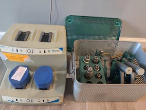 CONMED HALL POWERPRO DRILL +BATTERY CHARGERPRO3600+2 HPIECES 7 ATTACH 2 BAT BOX - Picture 1 of 23