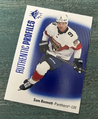2021-22 SP Hockey Authentic Profiles Blue #AP-18 Sam Bennett - Image 1 of 2