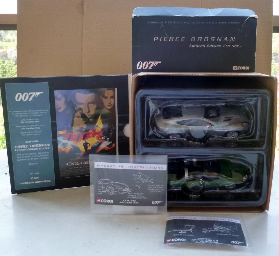 CORGI PIERCE BROSNAN LIMITED EDITION ERA SET 007 JAMES BOND SCALA 1/36 - Immagine 1 di 1